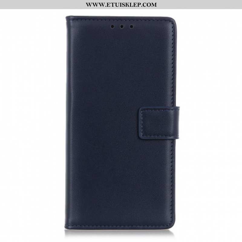 Etui Folio do Realme 8 / 8 Pro Zwykła Sztuczna Skóra